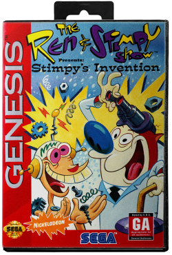 The Ren and Stimpy Show Stimpy's Invention - Sega Genesis