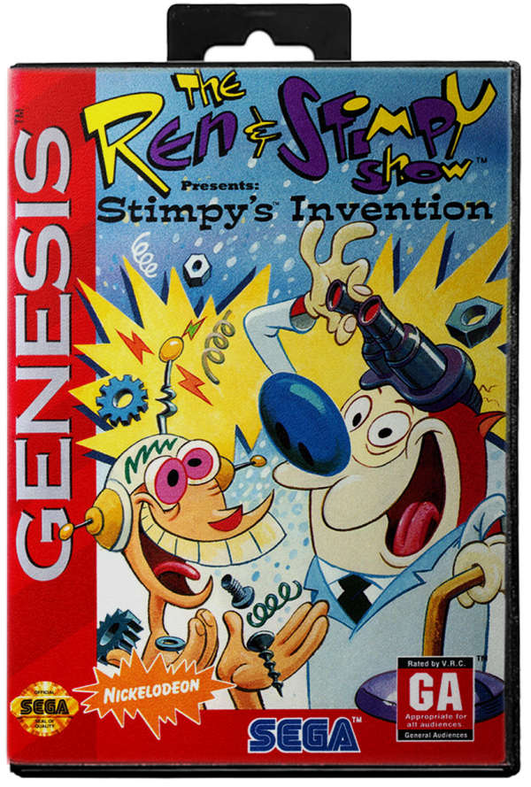 The Ren and Stimpy Show Stimpy's Invention - Sega Genesis