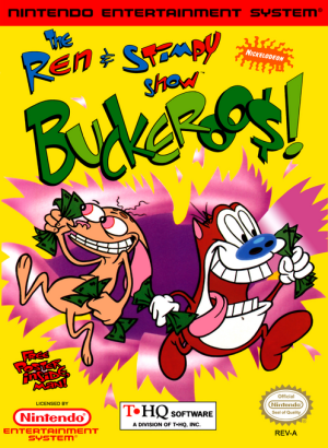The Ren & Stimpy Show Buckeroo$! - Nintendo NES