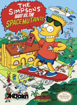 The Simpsons Bart vs. the Space Mutants - Nintendo NES