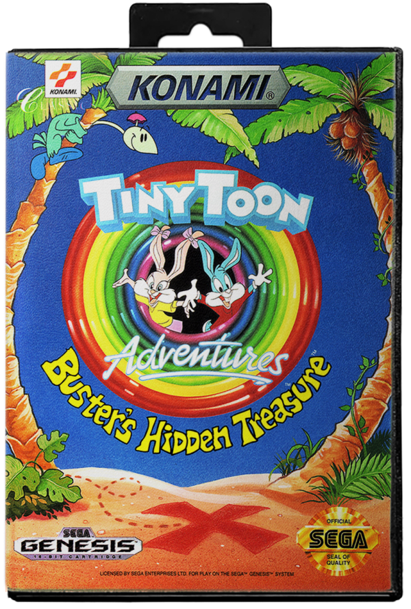 Tiny Toon Adventures Buster's Hidden Treasure - Sega Genesis