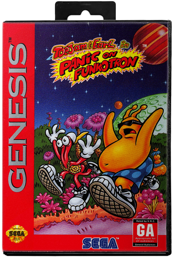 ToeJam and Earl in Panic on Funkotron - Sega Genesis
