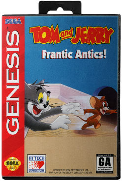 Tom and Jerry Frantic Antics - Sega Genesis