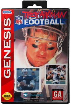 Troy Aikman NFL Football - Sega Genesis