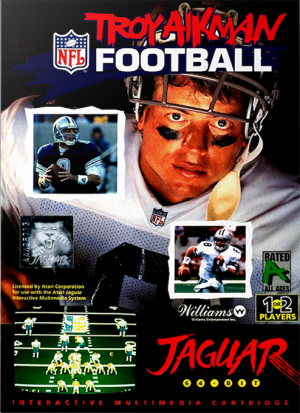 Troy Aikman NFL Football - Atari Jaguar