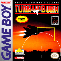 Turn And Burn The F-14 Dogfight Simulator - Nintendo Gameboy