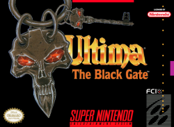 Ultima The Black Gate - Super Nintendo