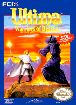 Ultima Warriors of Destiny - Nintendo NES