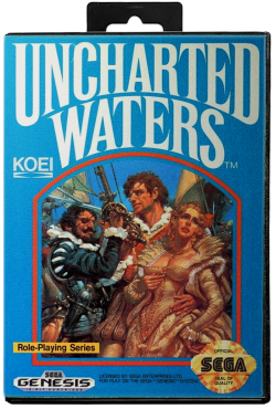 Uncharted Waters - Sega Genesis