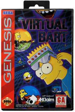 Virtual Bart - Sega Genesis