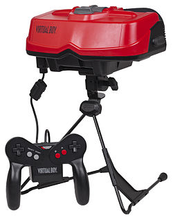 Nintendo Virtual Boy System with All Wires & Controller