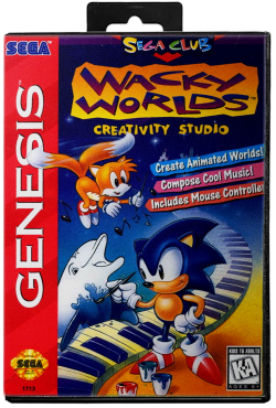 Wacky Worlds Creativity Studio - Sega Genesis
