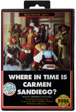 Where in Time is Carmen Sandiego - Sega Genesis