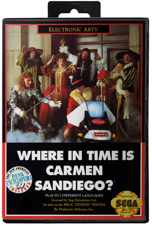 Where in Time is Carmen Sandiego - Sega Genesis