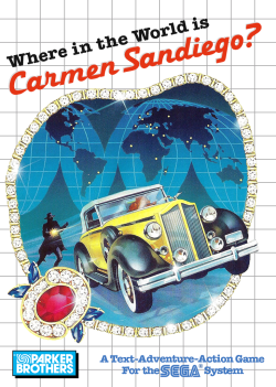 Where in the World is Carmen Sandiego - Sega Master System