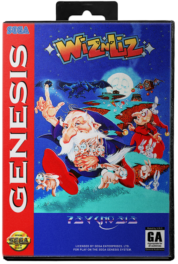 Wiz 'n' Liz - Sega Genesis