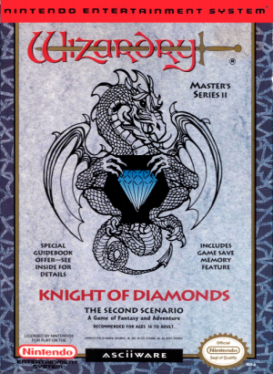 Wizardry Knight of Diamonds The Second Scenario - Nintendo NES