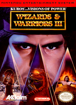 Wizards & Warriors III Kuros ...Visions of Power - Nintendo NES