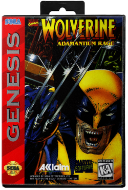 Wolverine Adamantium Rage - Sega Genesis