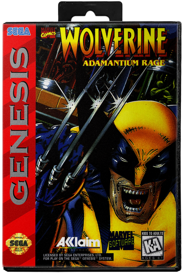 Wolverine Adamantium Rage - Sega Genesis