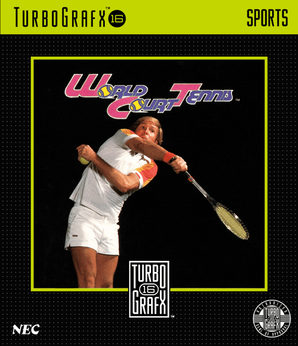 World Court Tennis - TurboGrafx 16