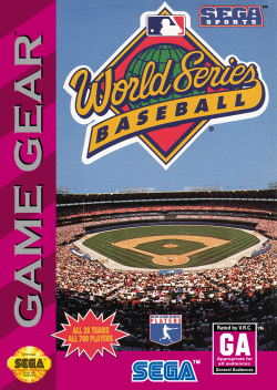 World Series Baseball- Sega Game Gear