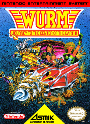 Wurm Journey to the Center of the Earth - Nintendo NES