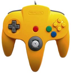 Yellow Nintendo 64 Controller