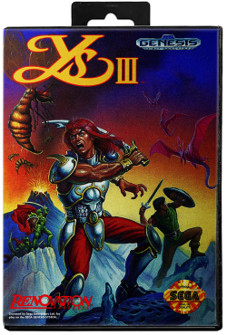 Ys III Wanderers from Ys - Sega Genesis
