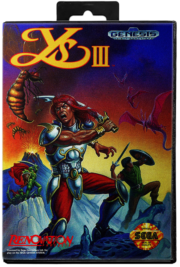 Ys III Wanderers from Ys - Sega Genesis