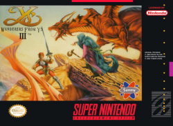 Ys III Wanderers from Ys - Super Nintendo
