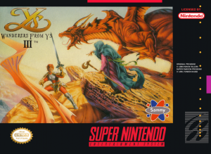 Ys III Wanderers from Ys - Super Nintendo