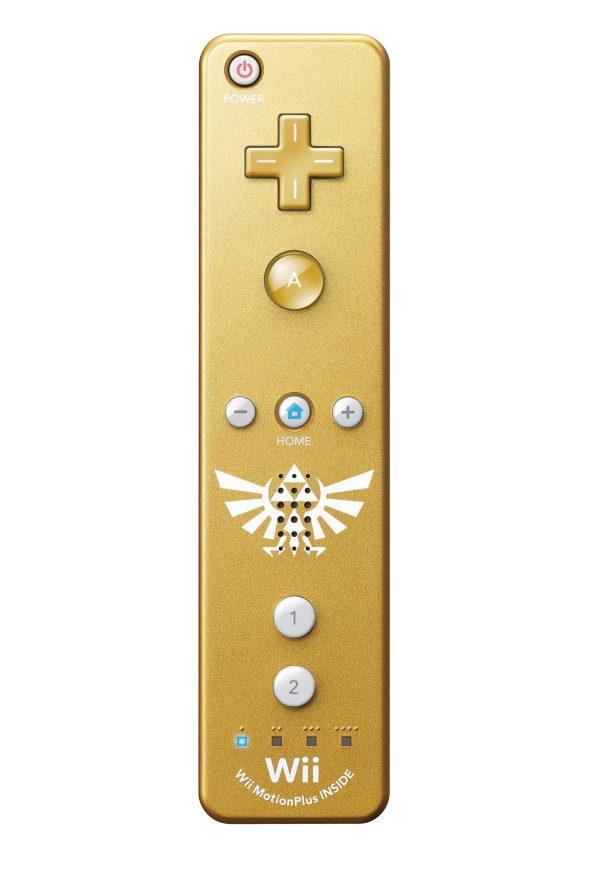 Nintendo Wii Motion Plus Remote Controller - Gold Zelda Edition