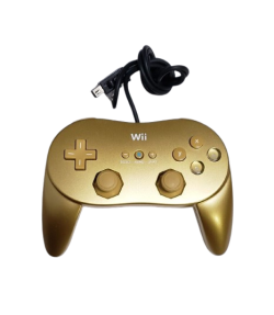 Nintendo Wii Gold Goldeneye Classic Pro Controller