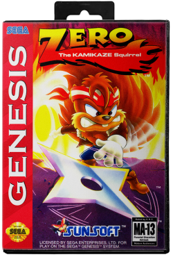 Zero the Kamikaze Squirrel - Sega Genesis