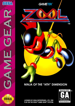 Zool Ninja of the Nth Dimension- Sega Game Gear