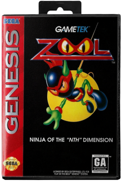 Zool Ninja of the Nth Dimension - Sega Genesis